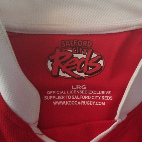 Manchester Salford Red Devils Rugby Jersey - Picture 3 of 4